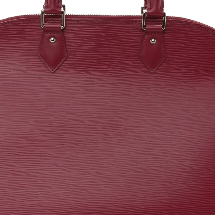 Mirror Quality Louis Vuitton Fuchsia Epi Leather Alma GM Replica - Image 5