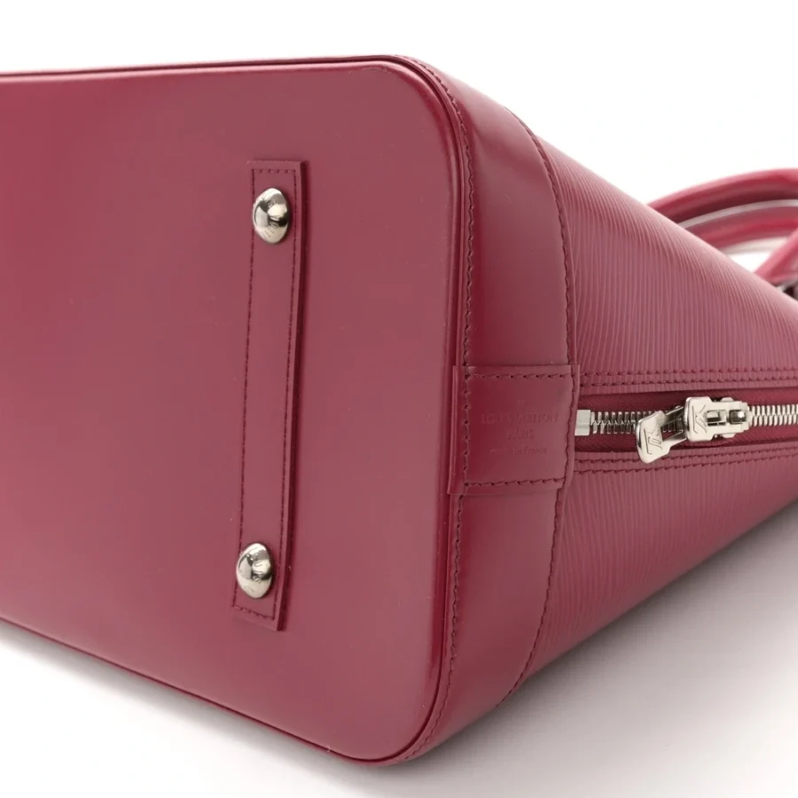 Mirror Quality Louis Vuitton Fuchsia Epi Leather Alma GM Replica - Image 8