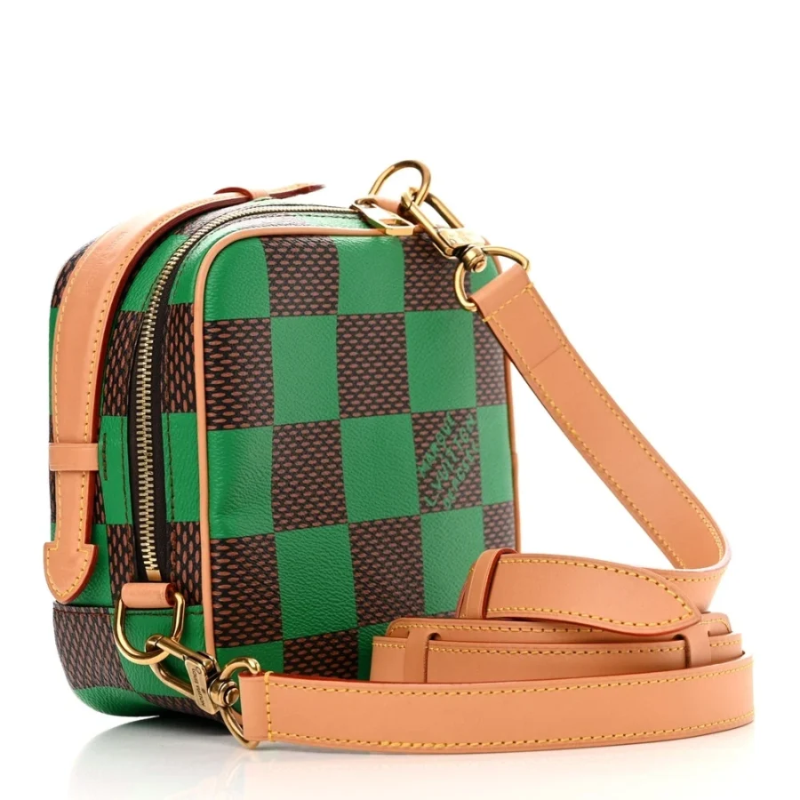 Louis Vuitton Green Damier Messenger – Mirror Quality Replica - Image 8