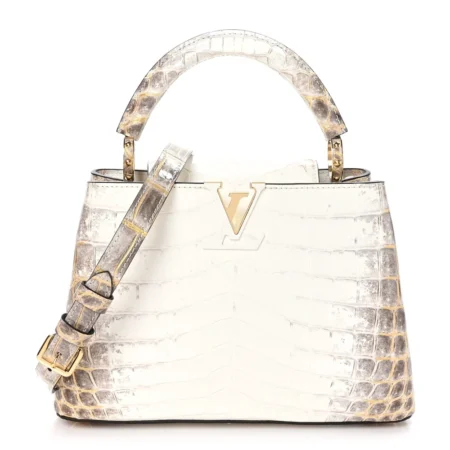 High-end Superfake Louis Vuitton Capucines BB with Gold Hardware