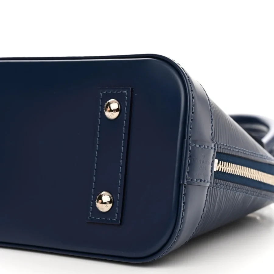 Superfake Louis Vuitton Indigo Epi Alma BB with Silver Hardware - Image 7