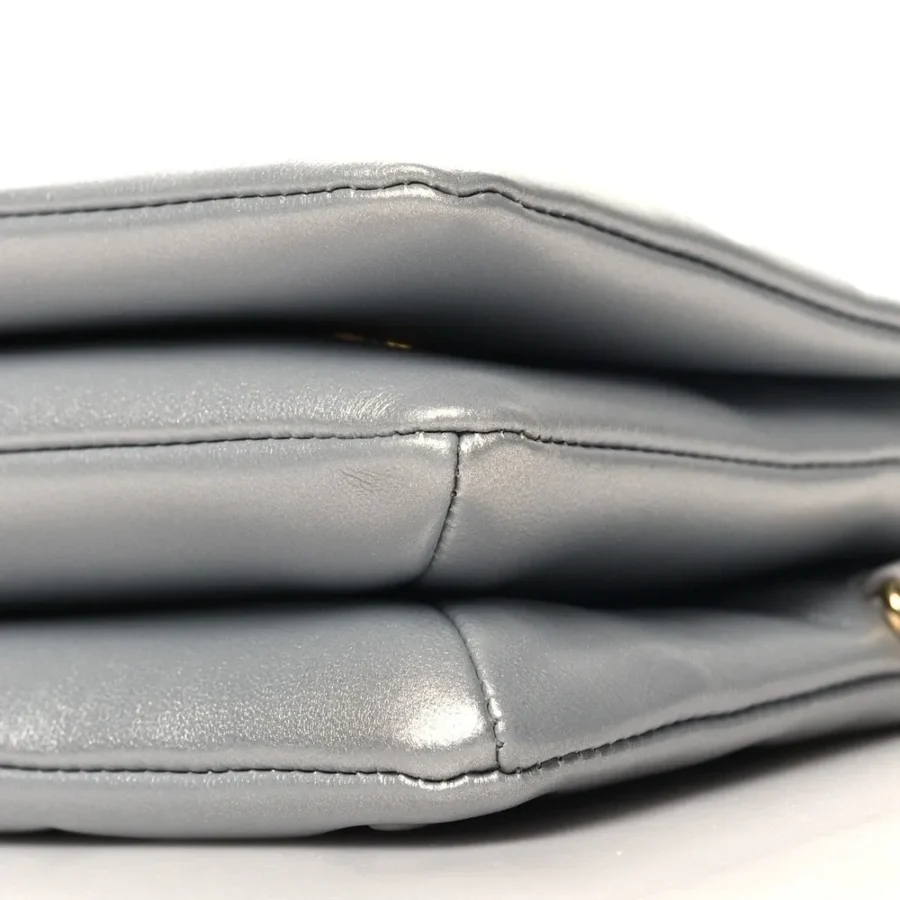 Replica Louis Vuitton Pochette with Gold Hardware - Image 3