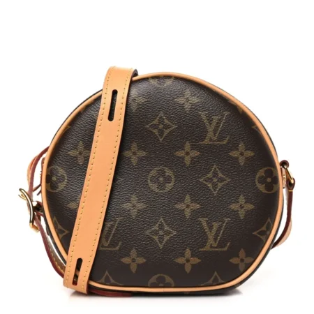 Replica Louis Vuitton Monogram Boîte Chapeau PM with Gold Details