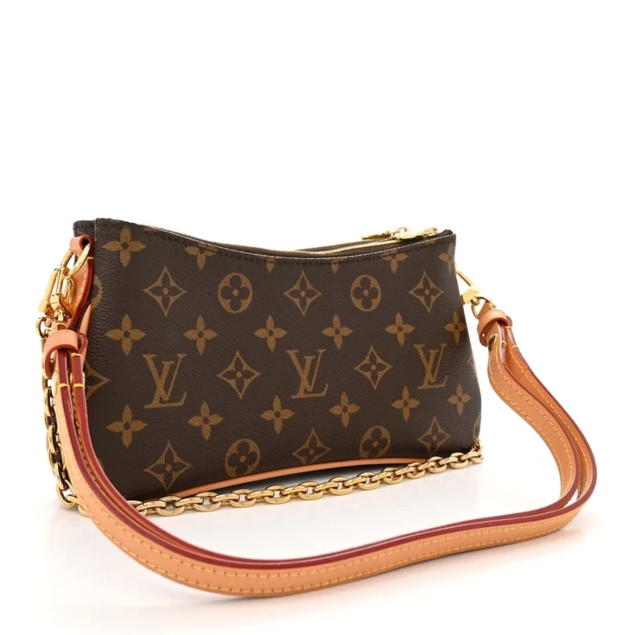 High-end LV Liv Pochette PM Replica – Gold Hardware Perfection - Image 8