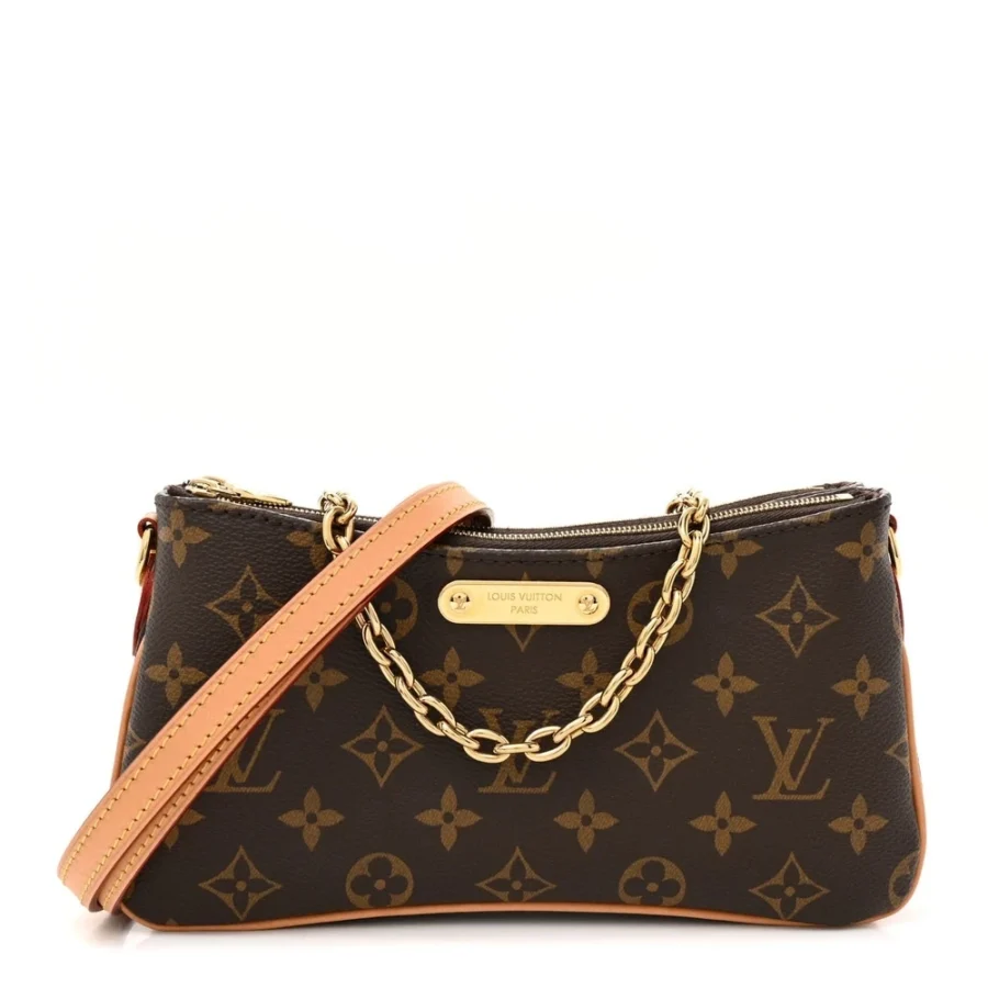 High-end LV Liv Pochette PM Replica – Gold Hardware Perfection