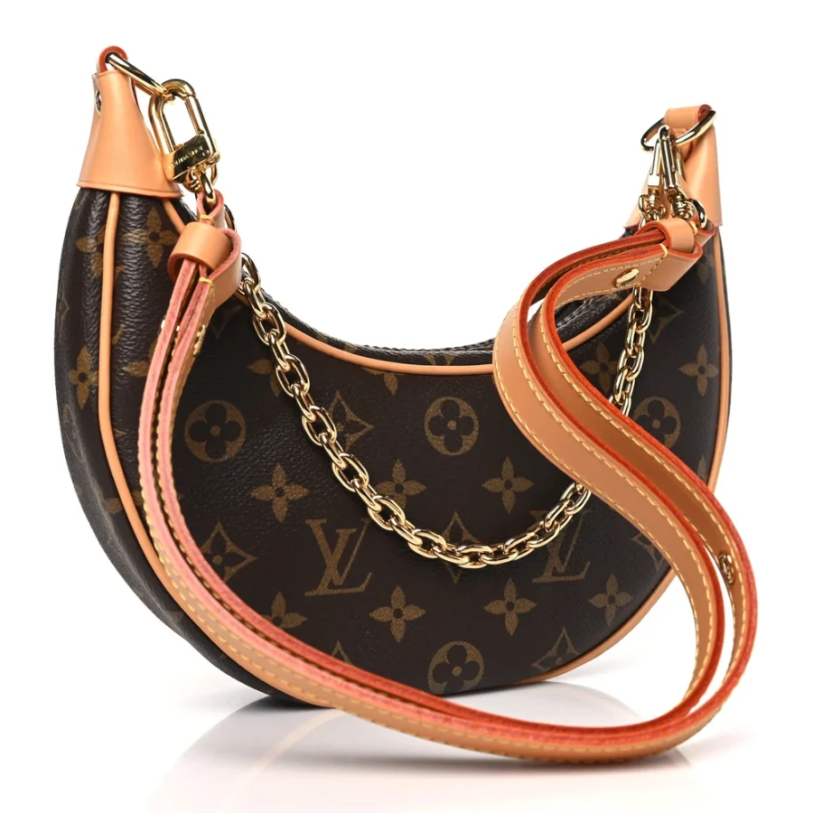 Monogram Canvas Louis Vuitton Loop PM Replica with Gold Hardware - Image 8