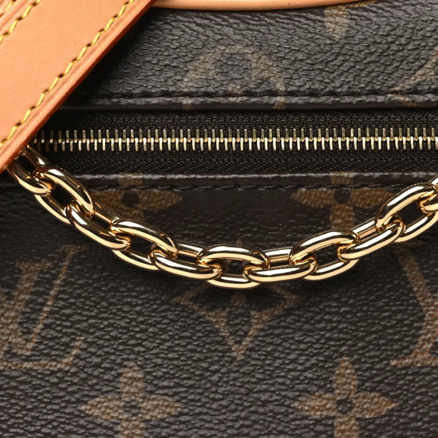 Monogram Canvas Louis Vuitton Loop PM Replica with Gold Hardware - Image 6