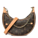Monogram Canvas Louis Vuitton Loop PM Replica with Gold Hardware
