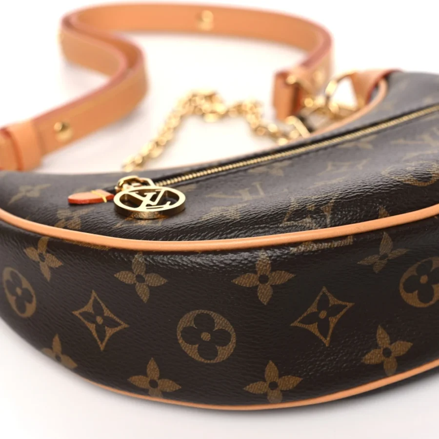 Monogram Canvas Louis Vuitton Loop PM Replica with Gold Hardware - Image 3