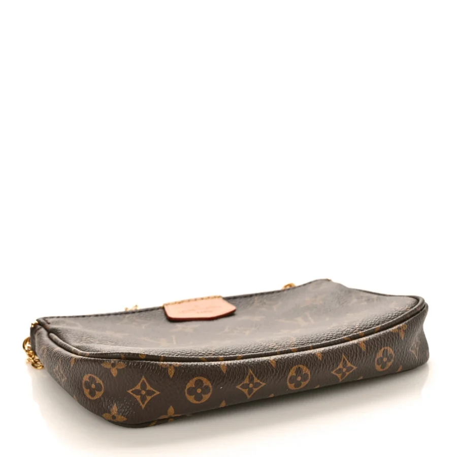 LV Monogram Canvas Multi Pochette Accessories Mini Pochette Gold Reps - Image 5