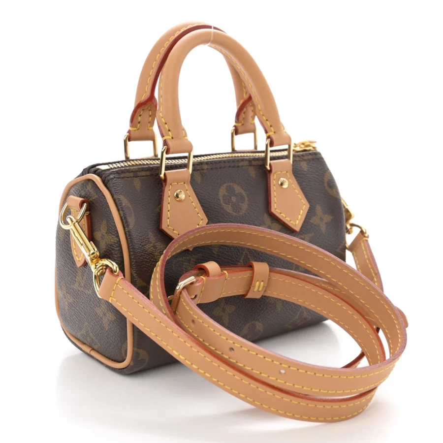 Mirror Quality Louis Vuitton Nano Speedy Replica Handbag - Image 8