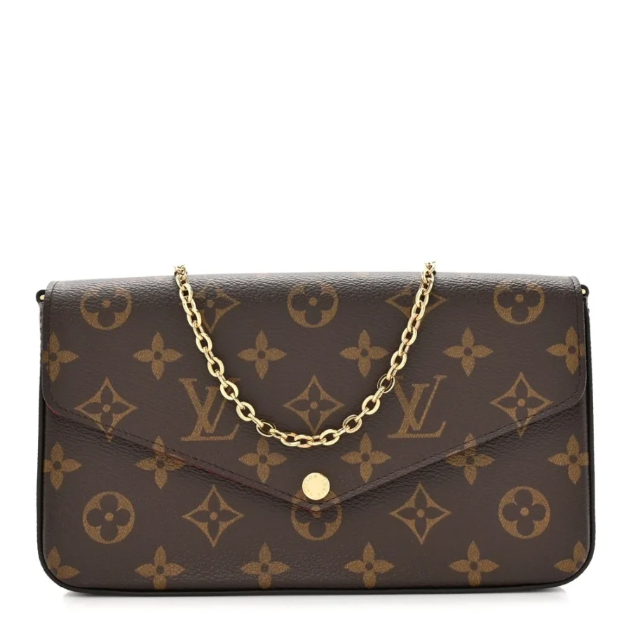 Monogram Canvas Pochette Felicie Replica Handbag – Mirror-Like Quality