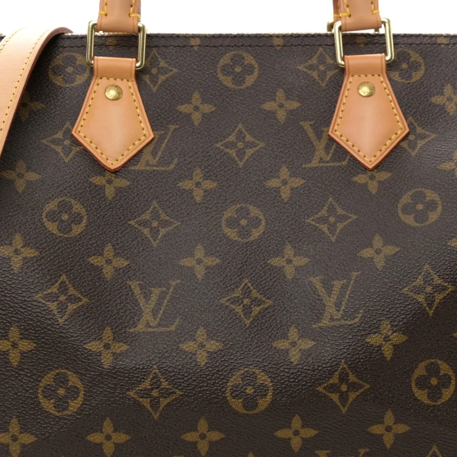 Replica Louis Vuitton Speedy Bandouliere 30 with Brass Hardware - Image 7