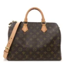 Replica Louis Vuitton Speedy Bandouliere 30 with Brass Hardware