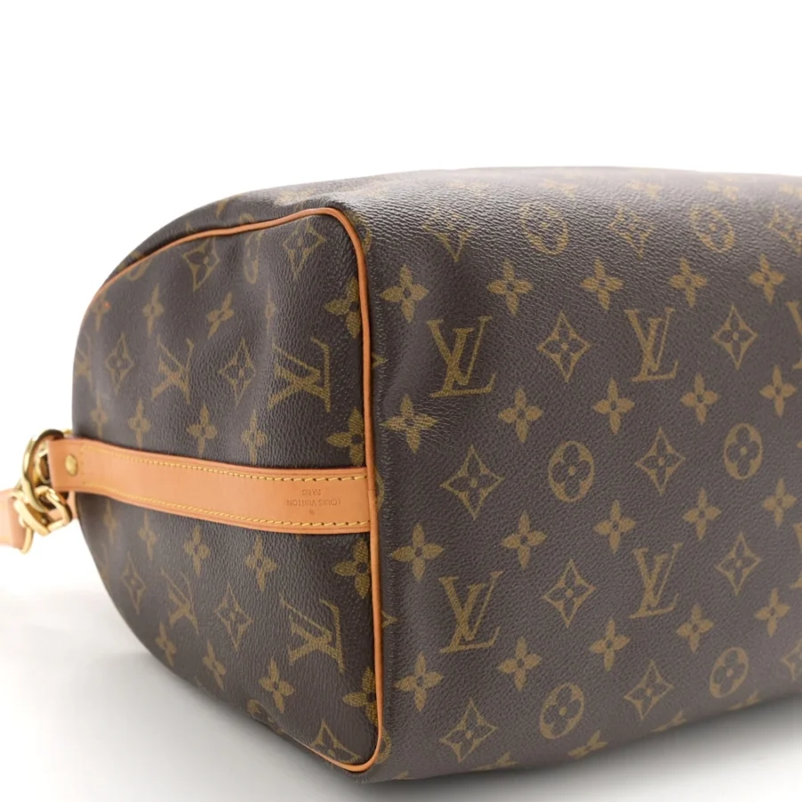 Replica Louis Vuitton Speedy Bandouliere 30 with Brass Hardware - Image 4