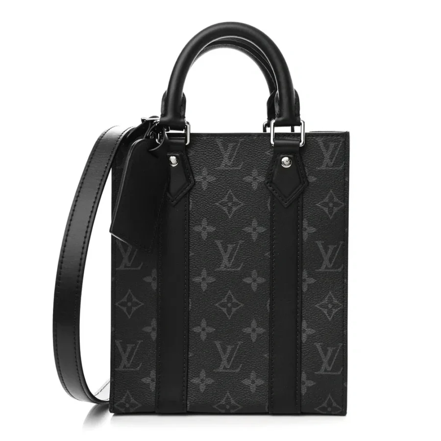 Replica Louis Vuitton Monogram Eclipse Mini Sac Plat Bag - Image 2