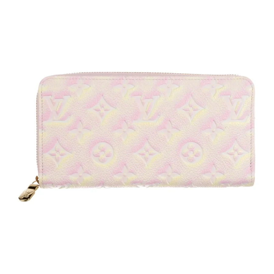 Superfake Louis Vuitton Pink Canvas Wallet – Mirror Quality Replica - Image 3