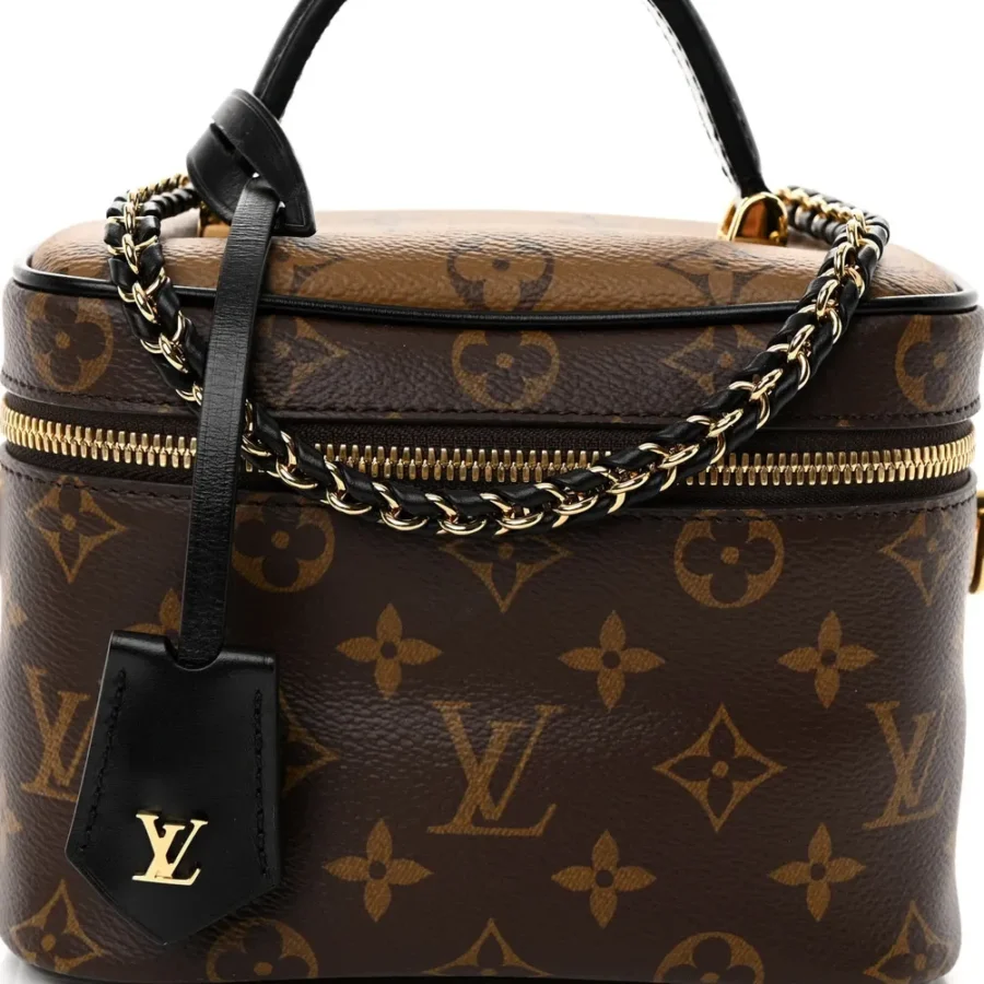 Replica Louis Vuitton Vanity PM with Gold Hardware – Mirror Finish - Image 9