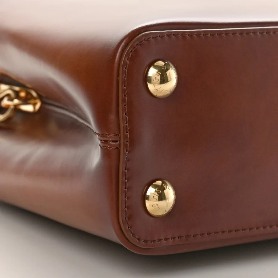 Smoked Tan Louis Vuitton Replica with Gold Hardware - Image 7