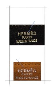 Hotstamp in Super Fake Birkin