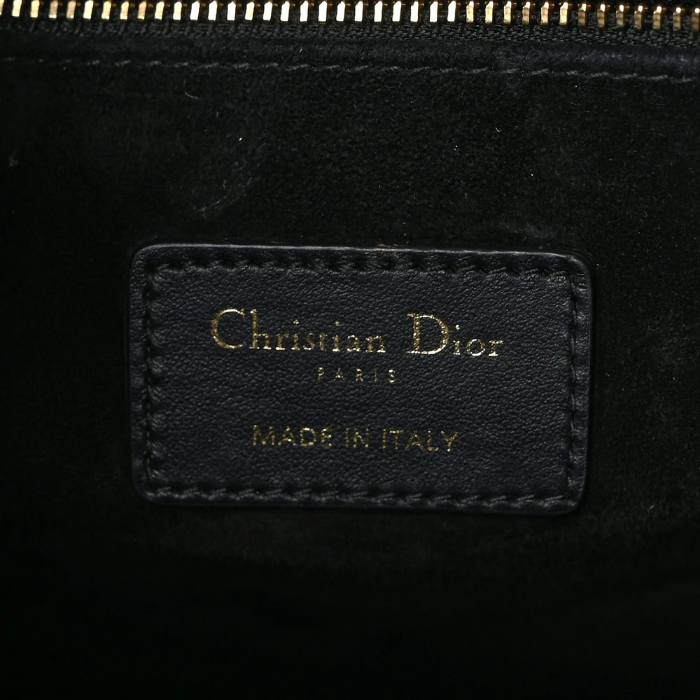 Medium Book Tote Black Macrocannage Calfskin - High-End Replica Tote - Image 4