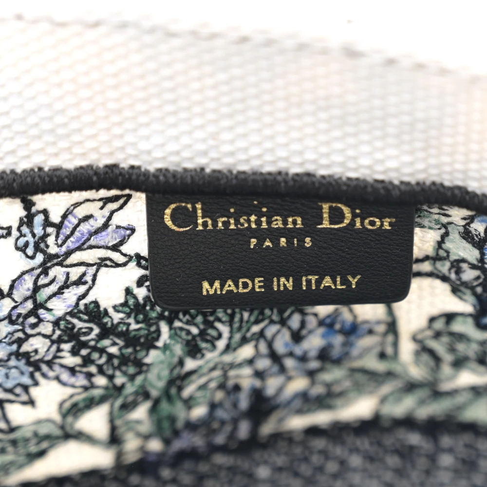 D!0r Medium Dioriviera Book Tote Blue Jungle Embroidery – High-End Quality - Image 3