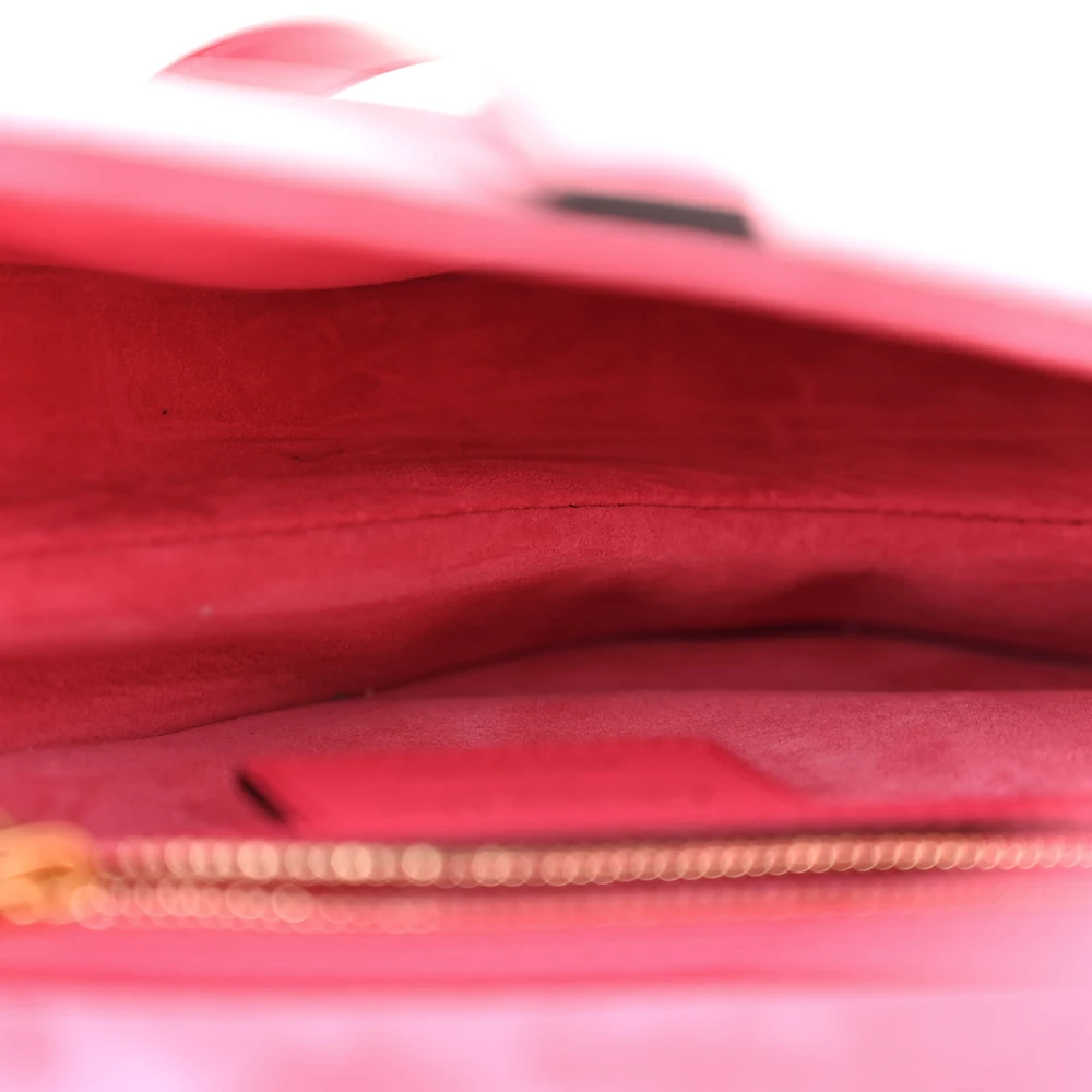 1:1 replica Saddle Bag Ultra-Smooth Fuchsia Calfskin