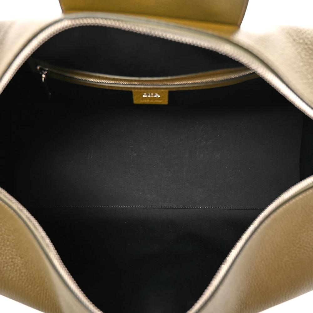 D!0r Lingot 50 Bag Olive Green Grained Calfskin Leather – High-End Quality - Image 4