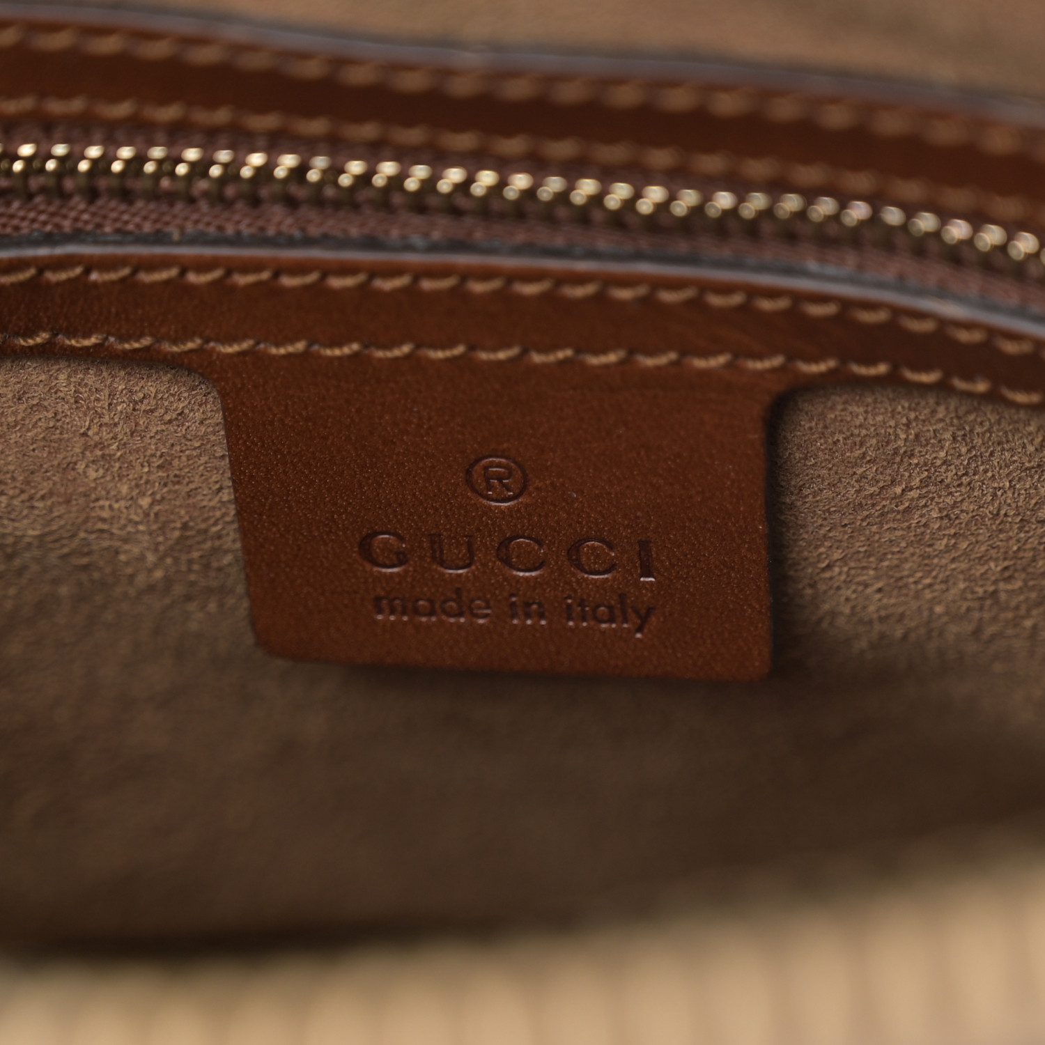 Gucc! GG Supreme Monogram Medium Zip in Beige Tuscany – Mirror Quality Tote Bag - Image 5