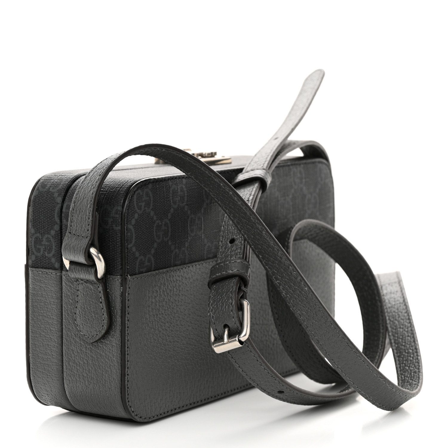 Gucc! GG Monogram Textured Dollar Calfskin Mini New Basket – SuperClone Bag - Image 3