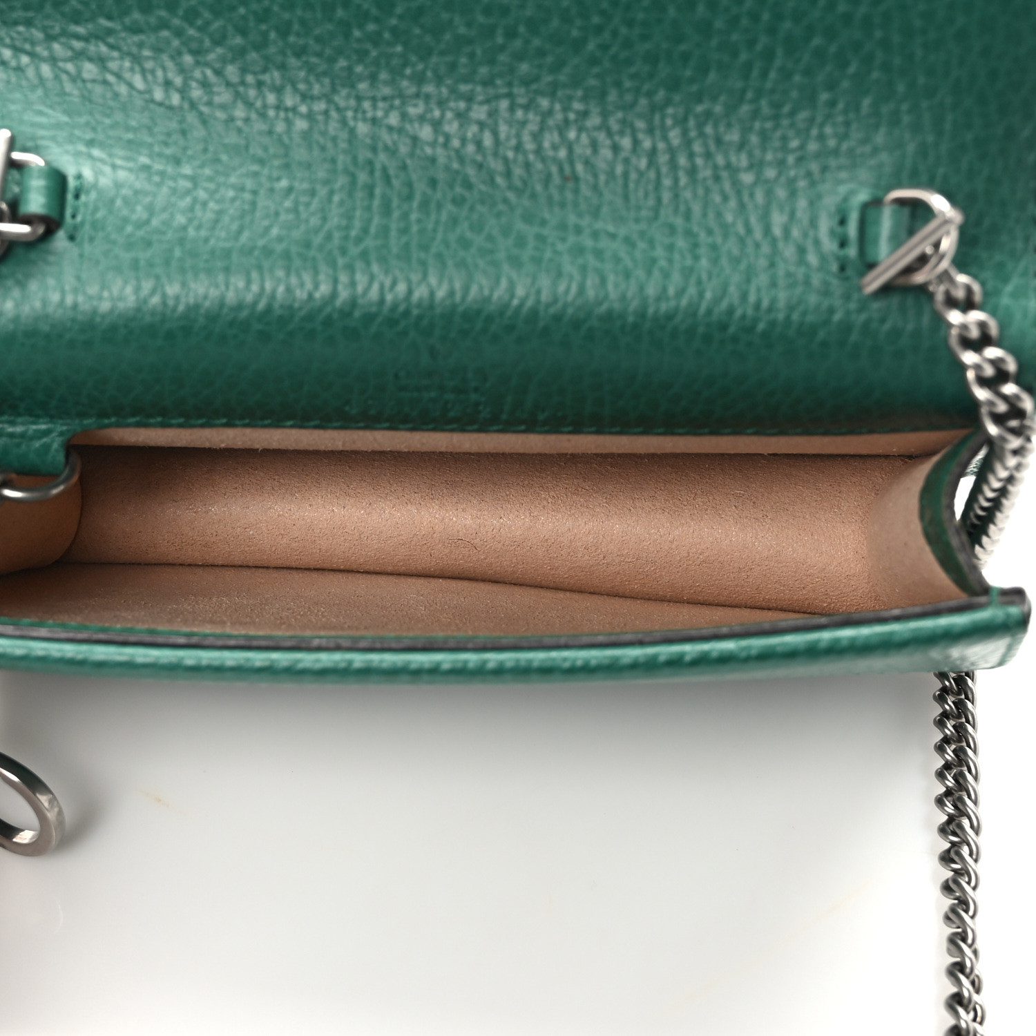 GG Dollar Calfskin Crystal Super Mini Dionysus Emerald – SuperClone ShoulderBag - Image 4