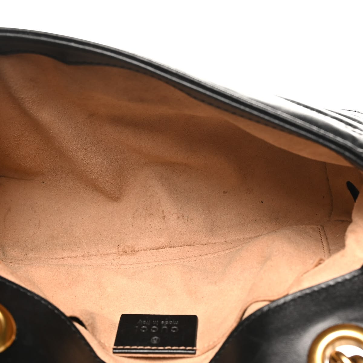 Gucc! GG Marmont Black Calfskin Leather – 1:1 Mirror Quality Handbag - Image 6