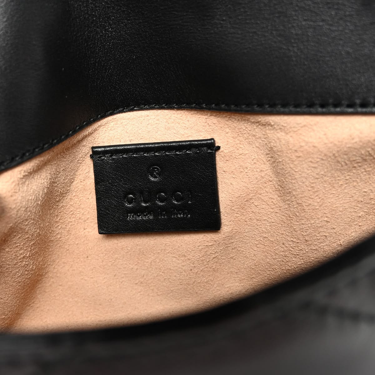 Gucc! GG Marmont Black Calfskin Leather – 1:1 Mirror Quality Handbag - Image 4