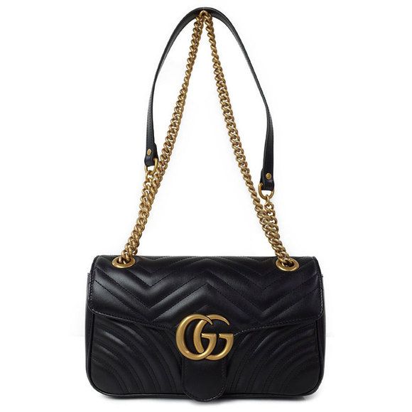 Supeclone Gucci! GG Marmont Hand bag with Gold hardware