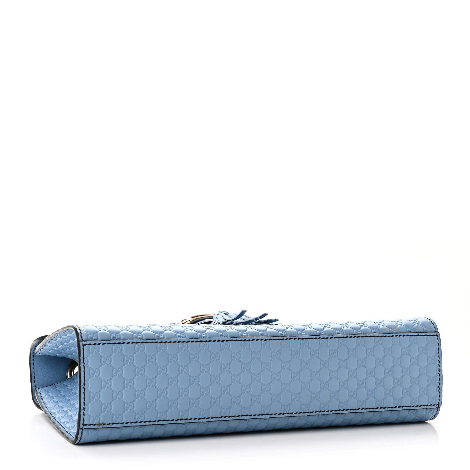 Bottom of 1:1 replica Medium Emily Chain Shoulder Bag Light Blue