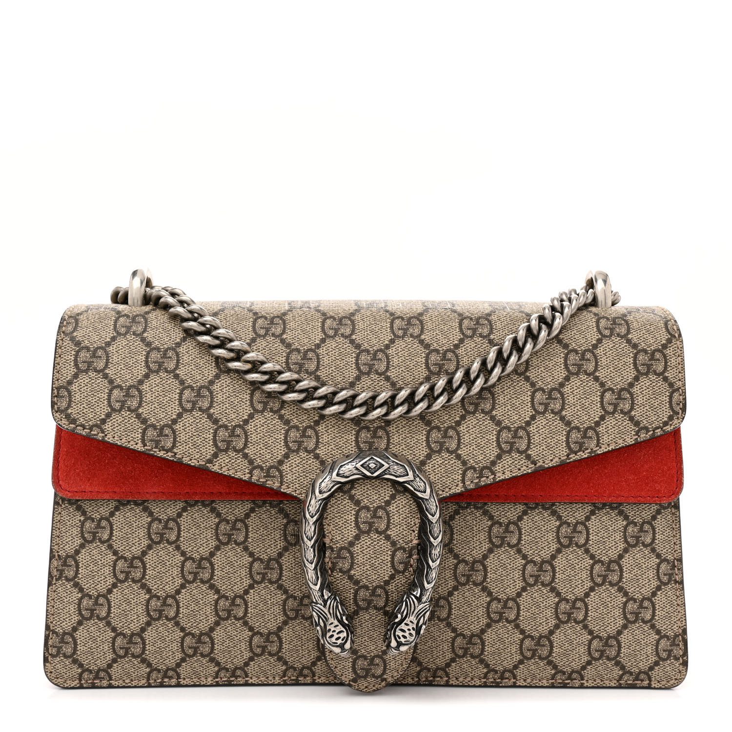 1:1 repliac of gucci Dionysus in red with sliver hardware