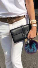 Herme$ Swift Leather Jige Elan 29 Mirror Quality Clutch Bag
