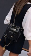 Mini CC Pocket Bucket Bag Black High End Quality