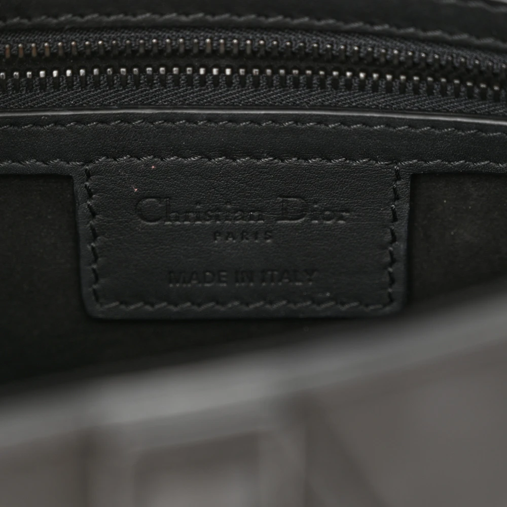 Medium Saddle Bag Black Ultra-Matte Calfskin – 1:1 Replica Shoulder Bag - Image 4