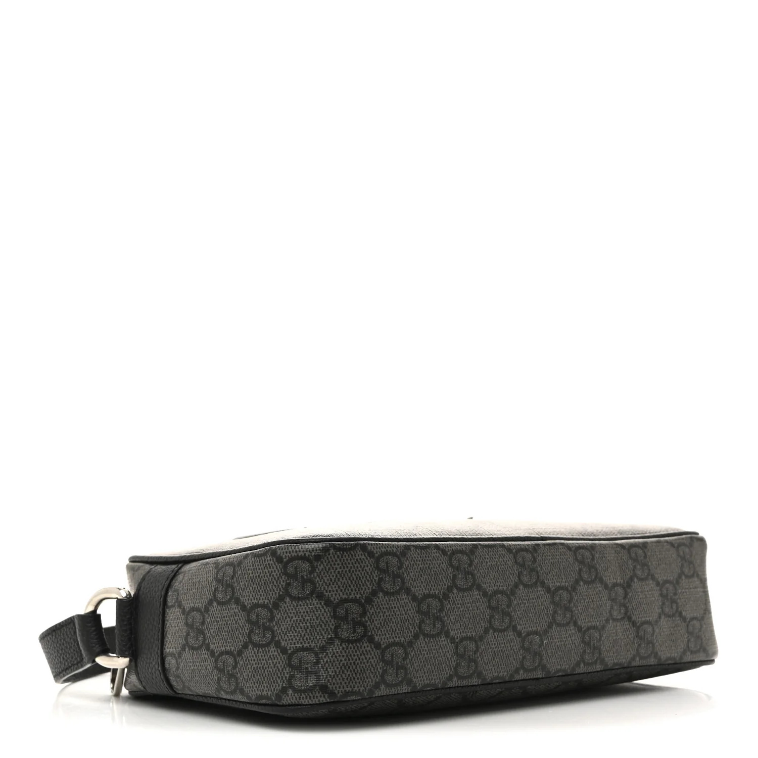 Gucc! GG Supreme Monogram Mini Shoulder Bag Grey Black – Mirror Quality Handbag - Image 6