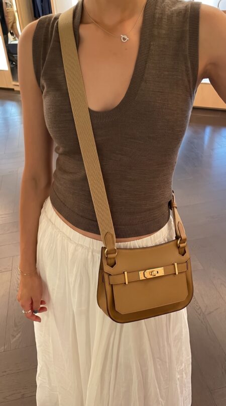 Herme$ Mini Jypsiere Bronze Dore Superclone ShoulderBag