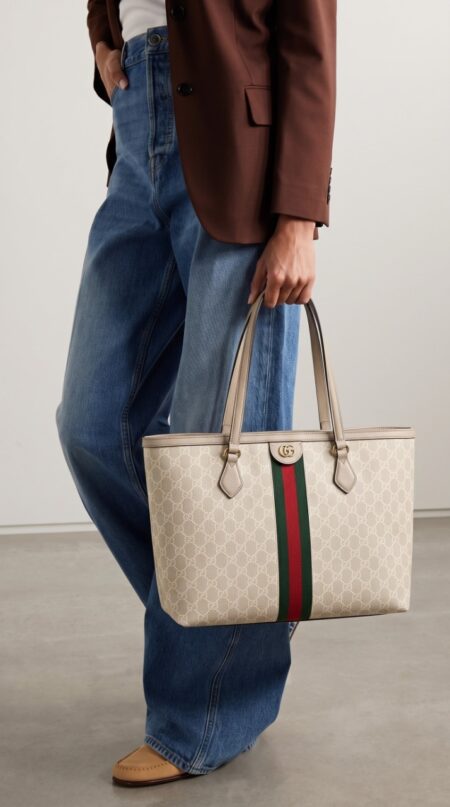 Gucc! GG Supreme Ophidia Shopping Superclone Handbag