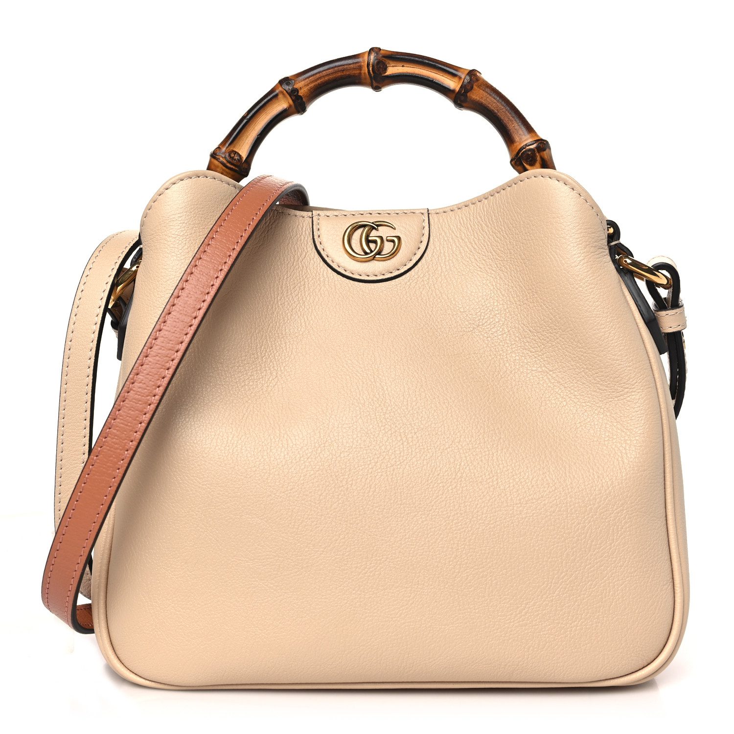 Gucc! Small Diana Beige Mirror Quality Shoulder Bag - Image 2
