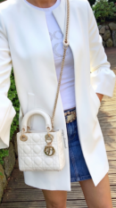 D!0r Mini Lady White Superclone HandBag