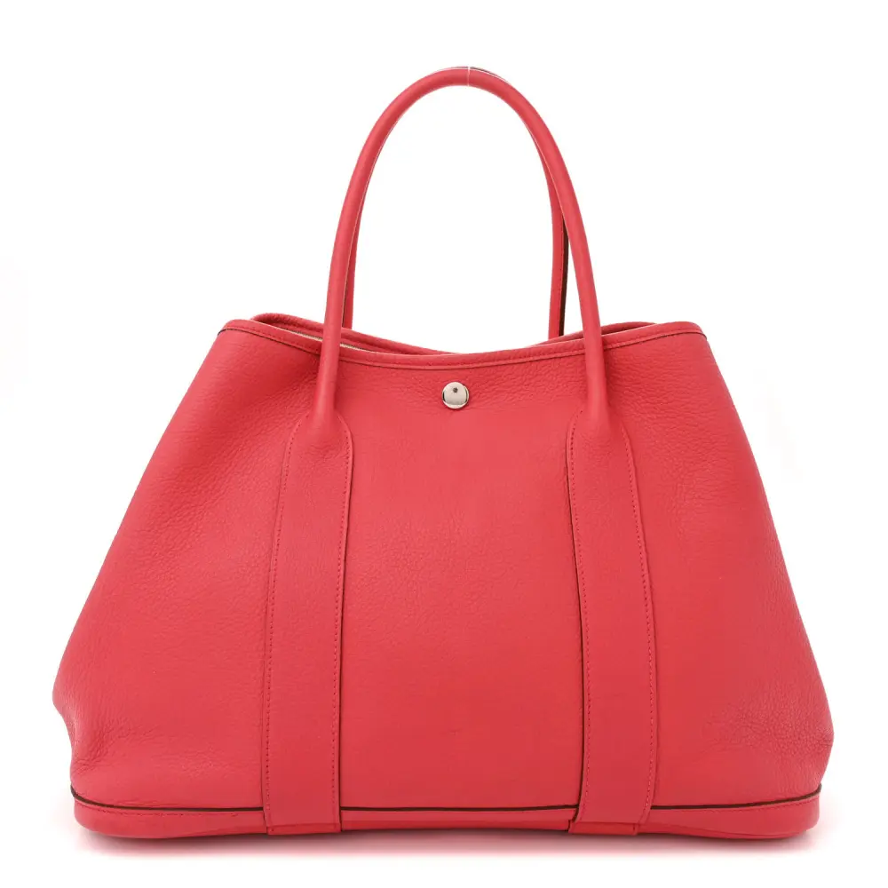 Front view of the Bougainvillea Herme$ Garden Party 36 tote