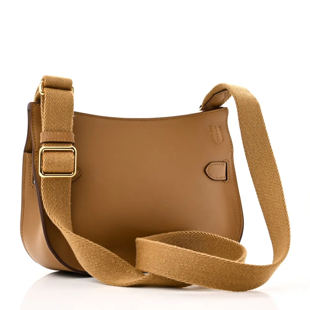 Back view of the Bronze Dore herme$ Mini Jypsiere shoulder bag
